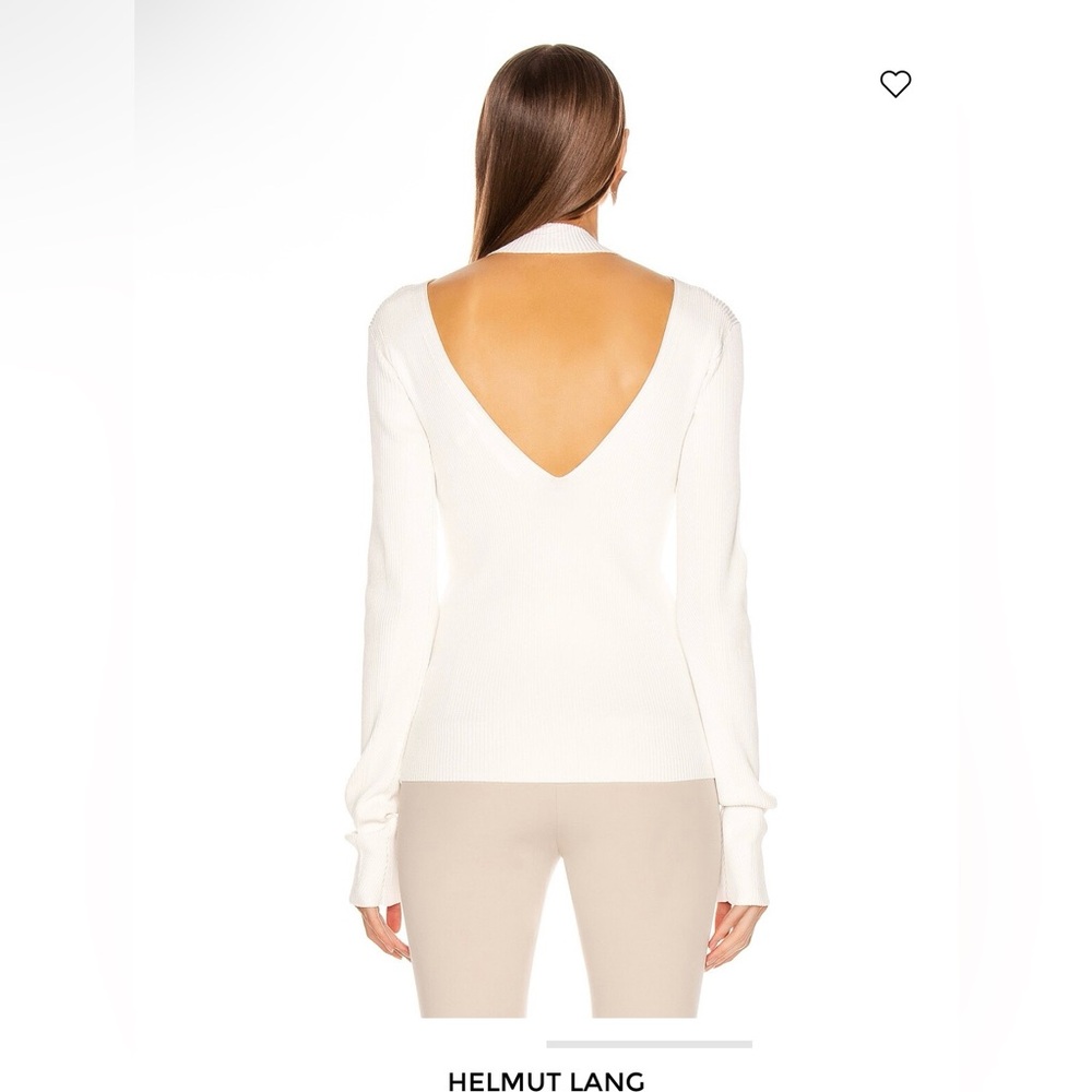 HELMUT LANG Stretch Open Back Sweater - Picture 3 of 3